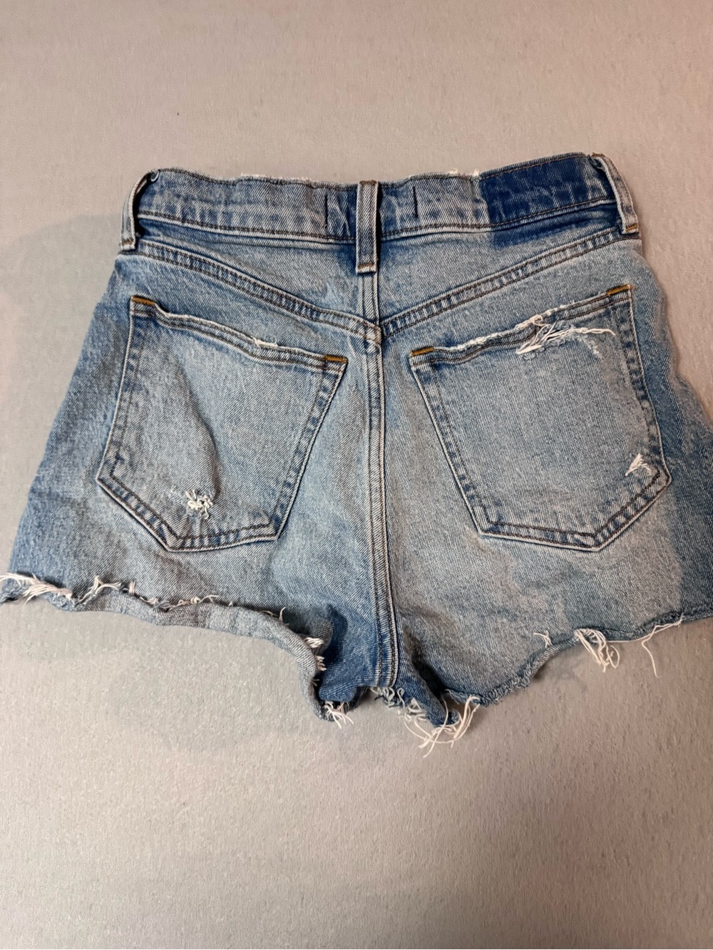 Abercrombie & Fitch Women’s Mom Shorts High Rise Size 25 - Picture 3 of 4